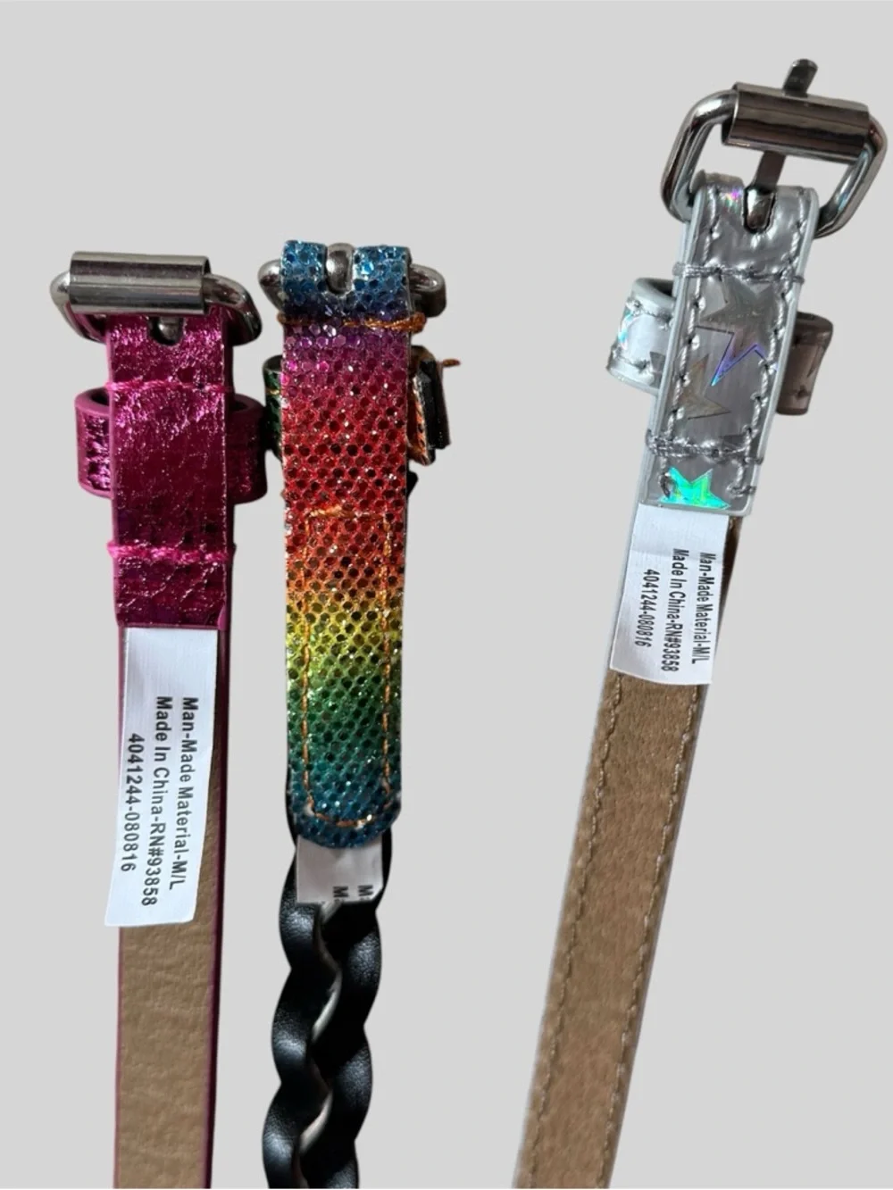 Girl’s Y2K Belt Accessory Set - 3 Belts